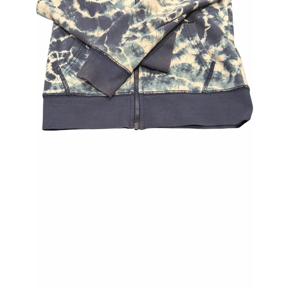 Crewcuts Blue Batik Tie-Dye Zip Hoodie | Kids 6–7 - Picture 3 of 10